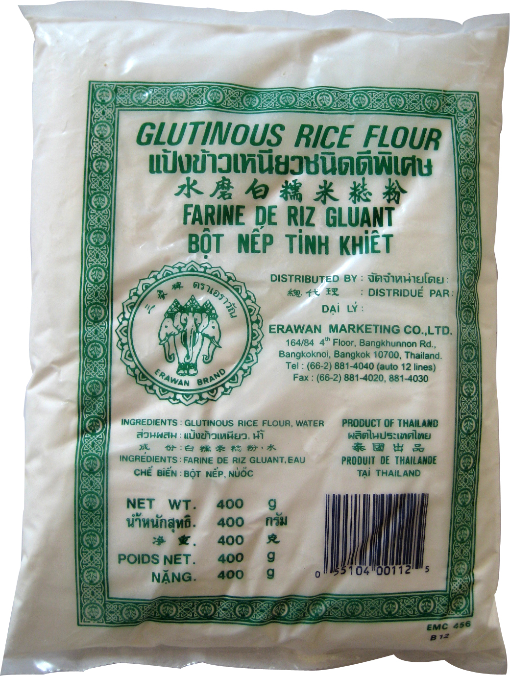 FLOUR SWEET RICE ERAWAN 30/400 g