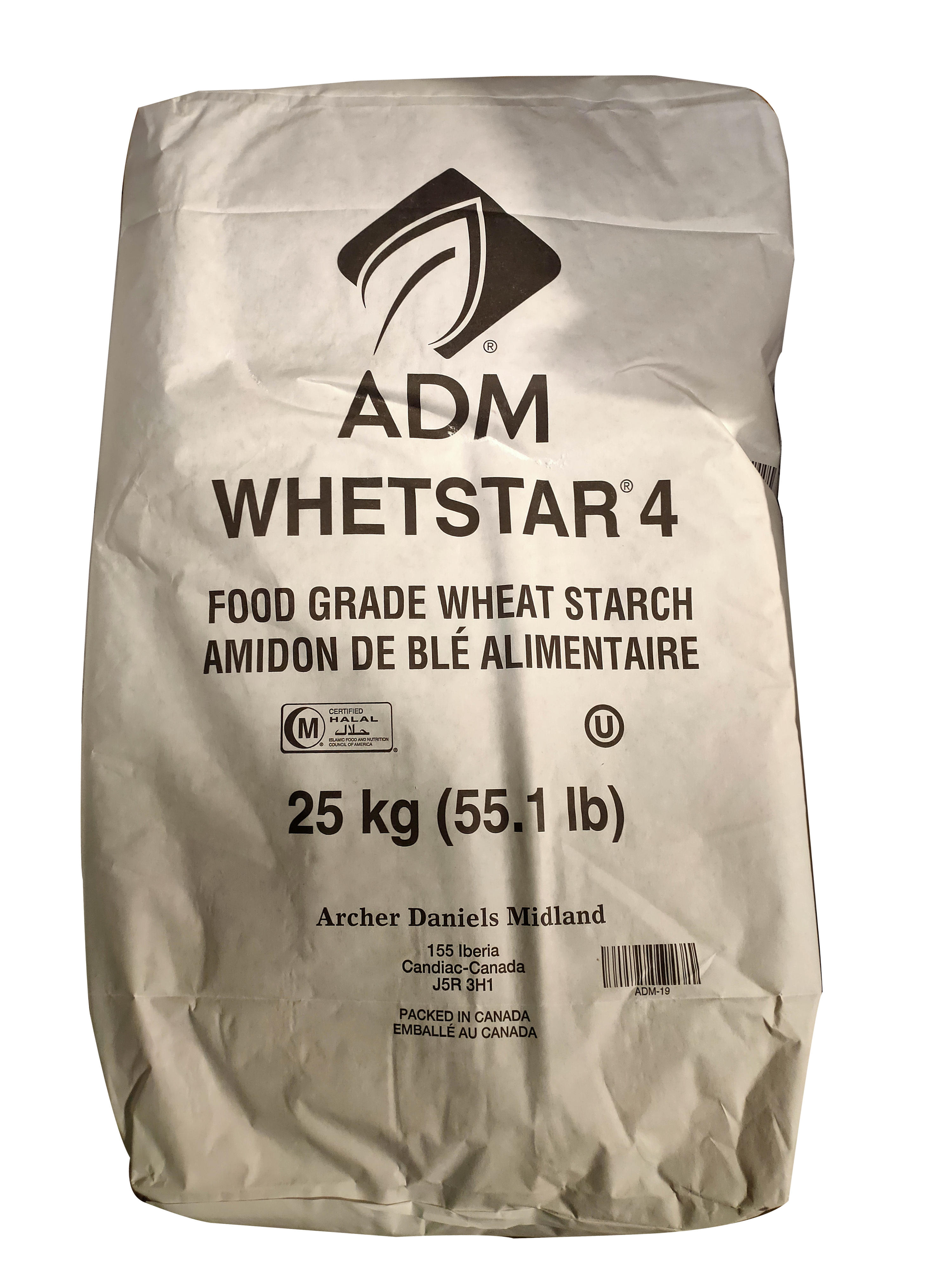 AMIDON DE BLÉ ALIMENTAIRE WHETSTAR 25 kg