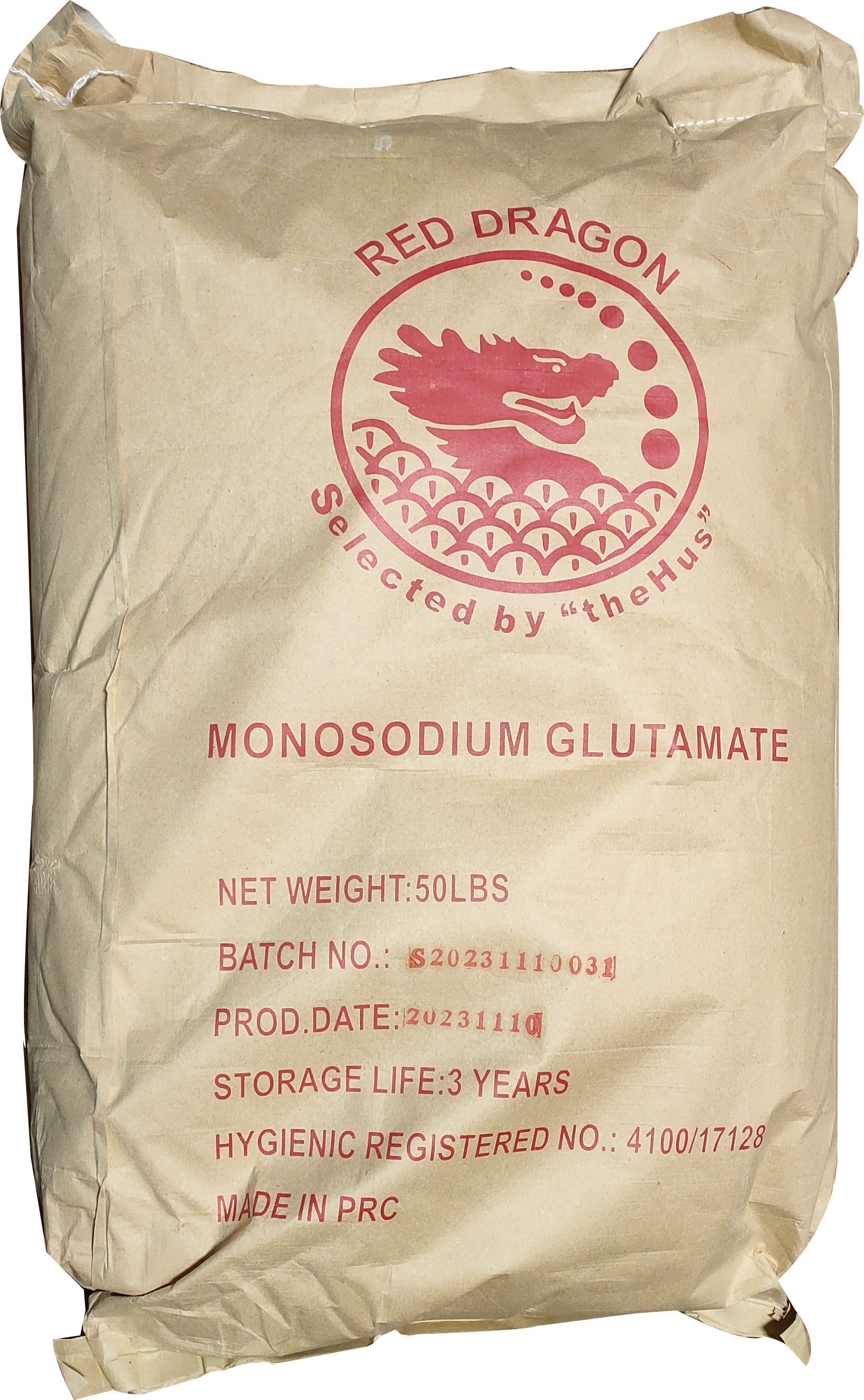 M.S.G. CHINE RED DRAGON 50 lb