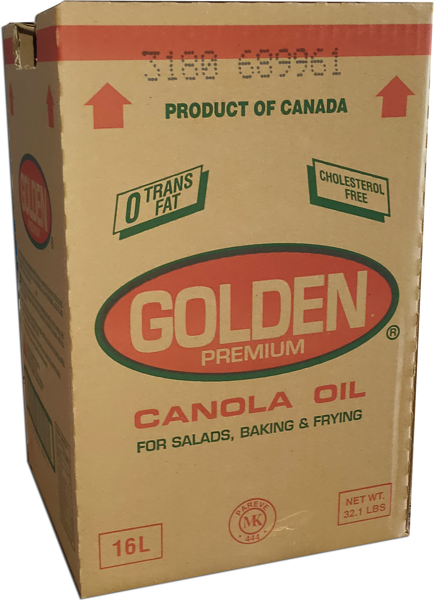 HUILE DE CANOLA CAISSE GOLDEN 16 L