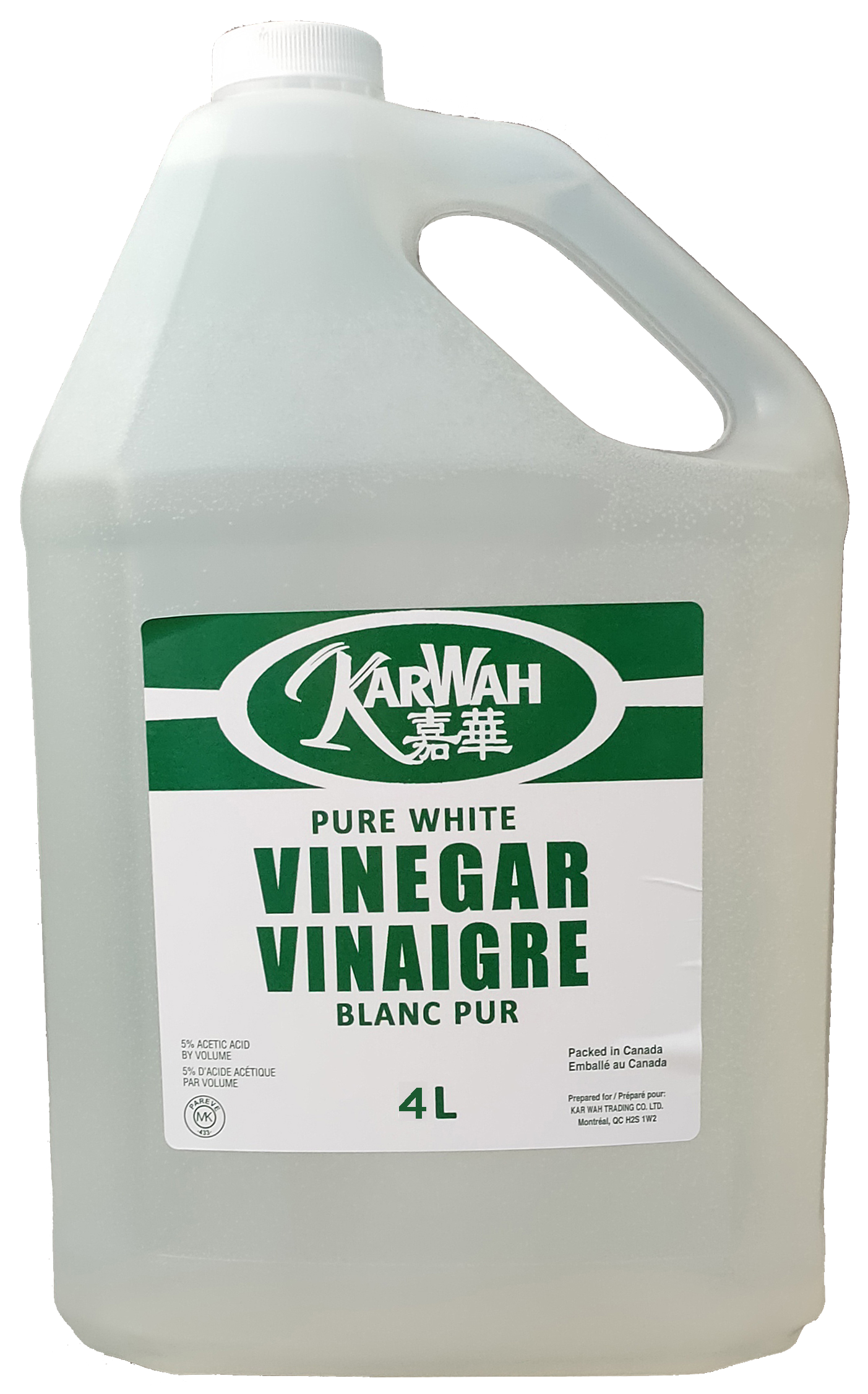 VINAIGRE K.W. 4/4 L