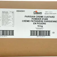 CRÈME PÂTISSIÈRE PARISIENNE EN POUDRE  15.9 kg