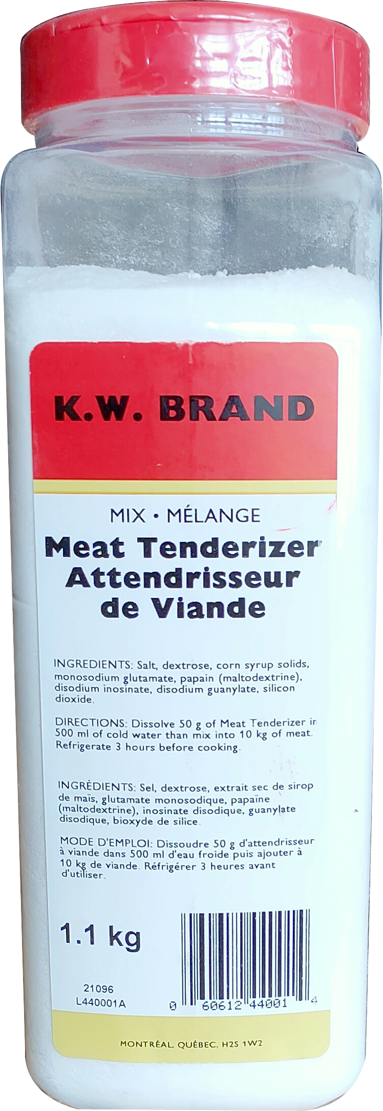 ATTENDRISSEUR DE VIANDE K.W. 1.1 kg