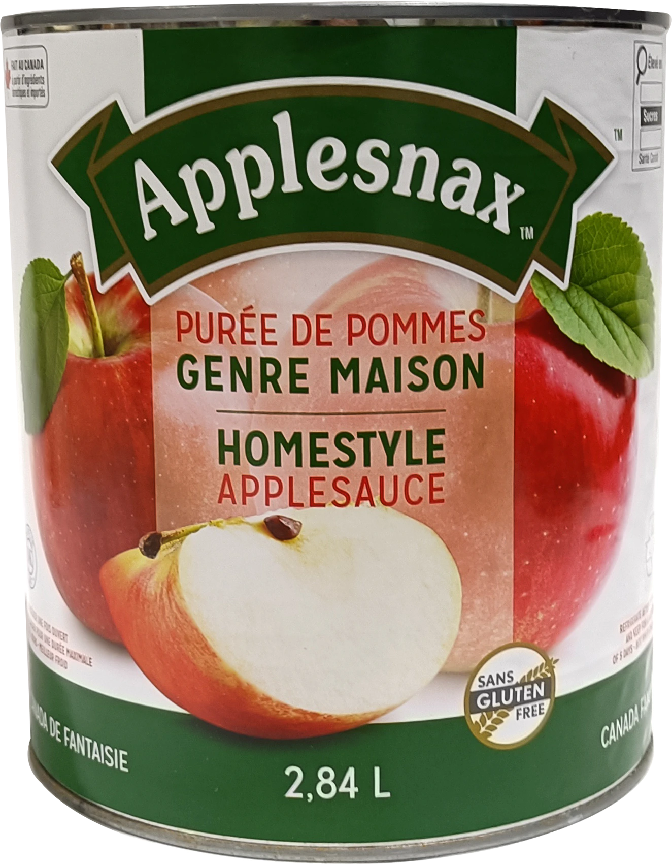 COMPOTE DE POMMES SUCRÉE 6/100 oz