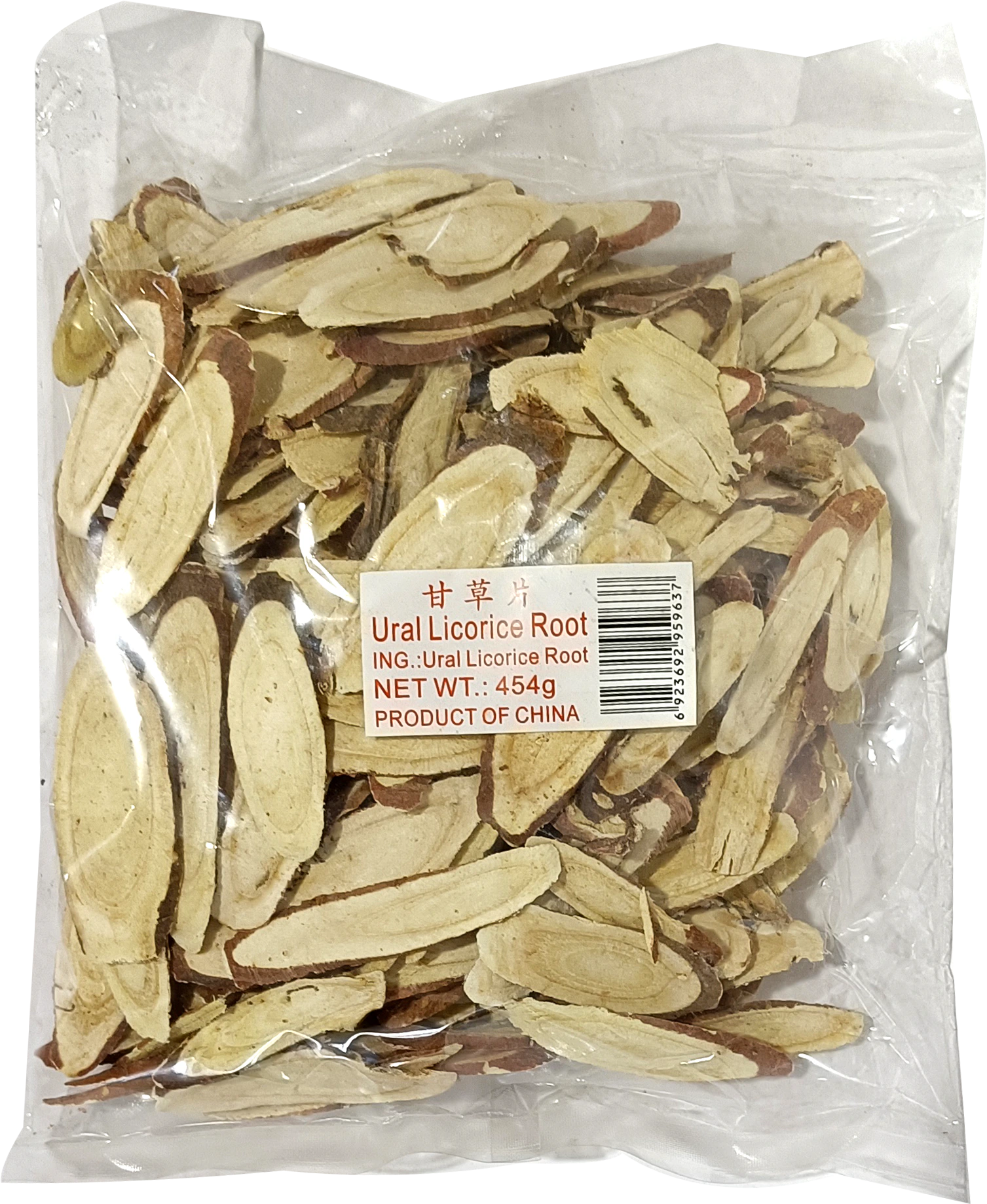 RÉGLISSE ÉMINCÉE  1 lb