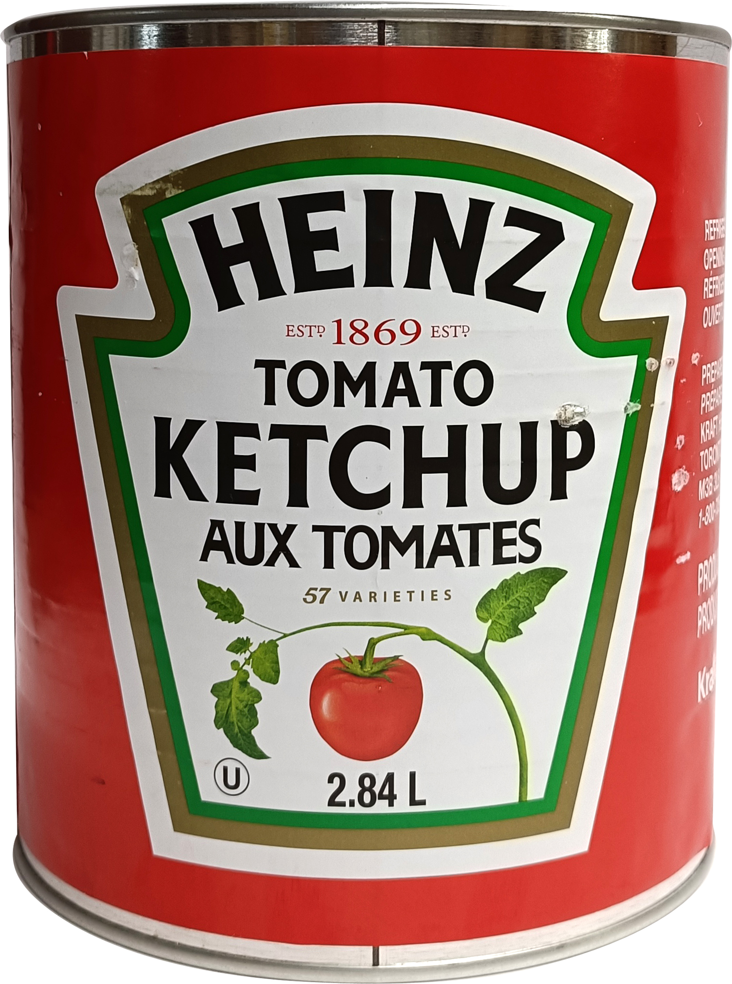 KETCHUP AUX TOMATES HEINZ 6/100 oz