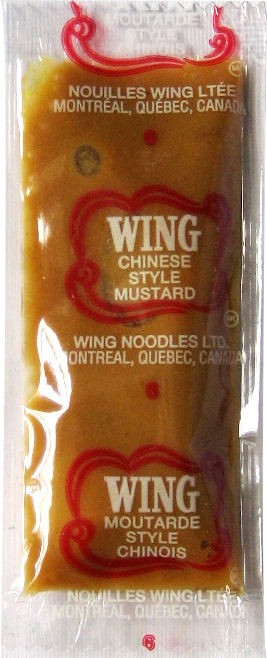 MOUTARDE STYLE CHINOIS SACHETS WING'S 500/9 g