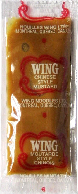 MOUTARDE STYLE CHINOIS SACHETS WING'S 500/9 g