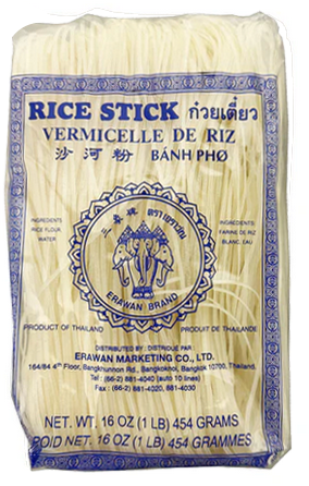 VERMICELLE DE RIZ 1 MM ERAWAN 30/1 lb