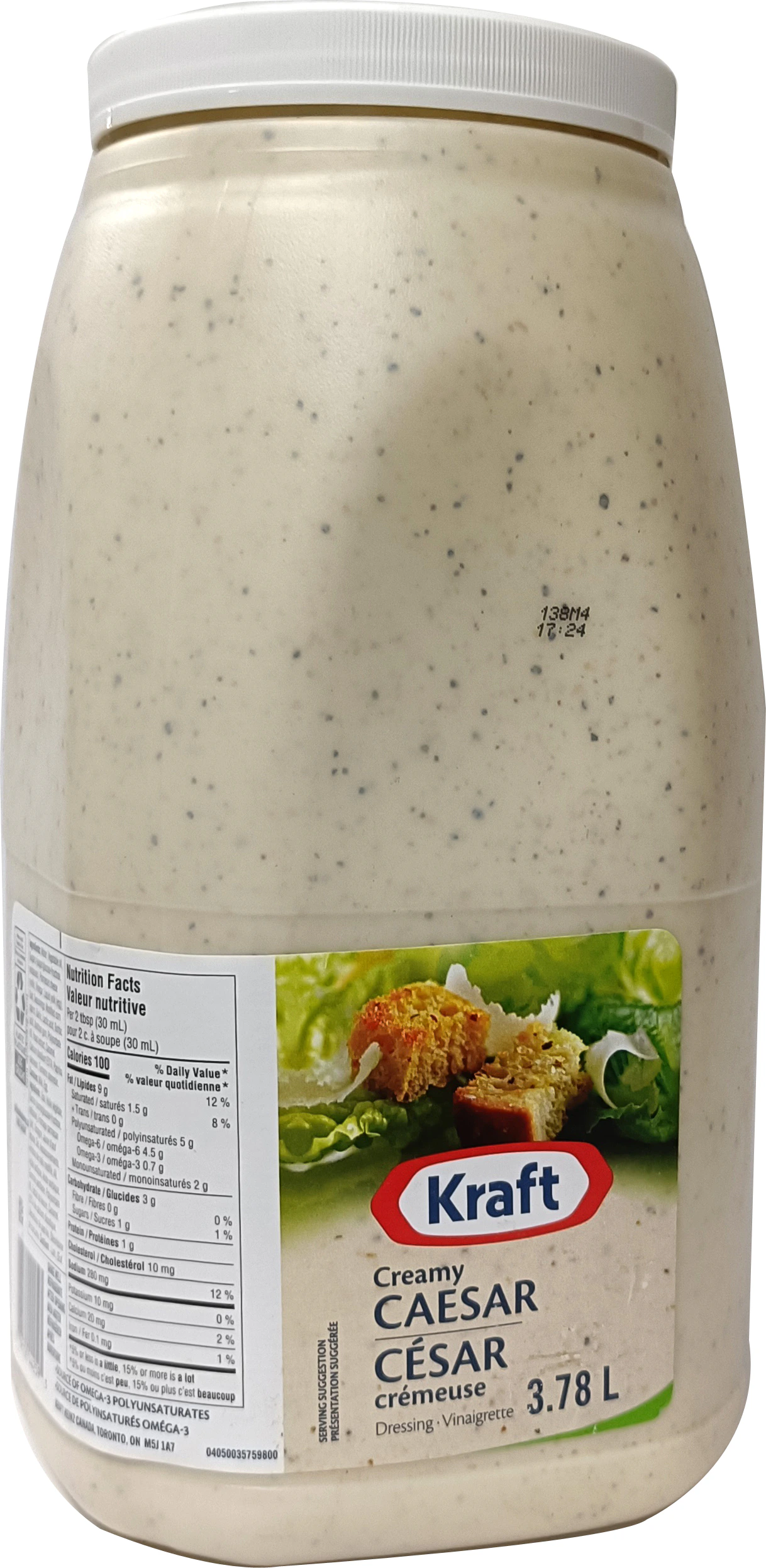 沙拉醬CREAMY CAESAR卡夫牌 2/1 gal