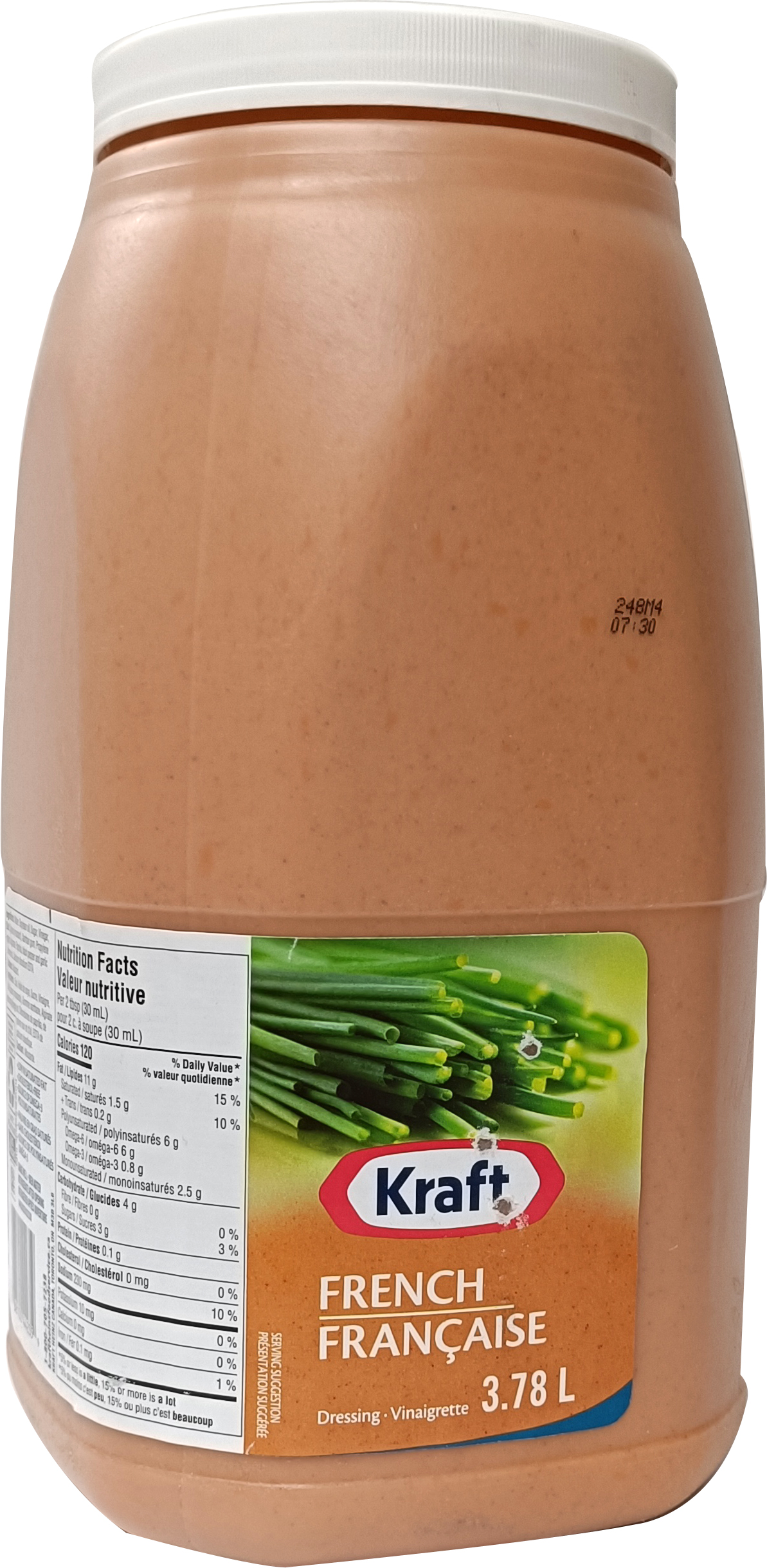 VINAIGRETTE FRANÇAISE KRAFT 2/1 gal