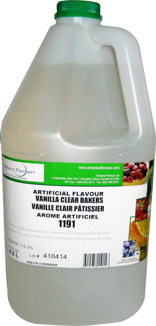 AROME ARTIFICIEL DE VANILLE CLAIR 4 L
