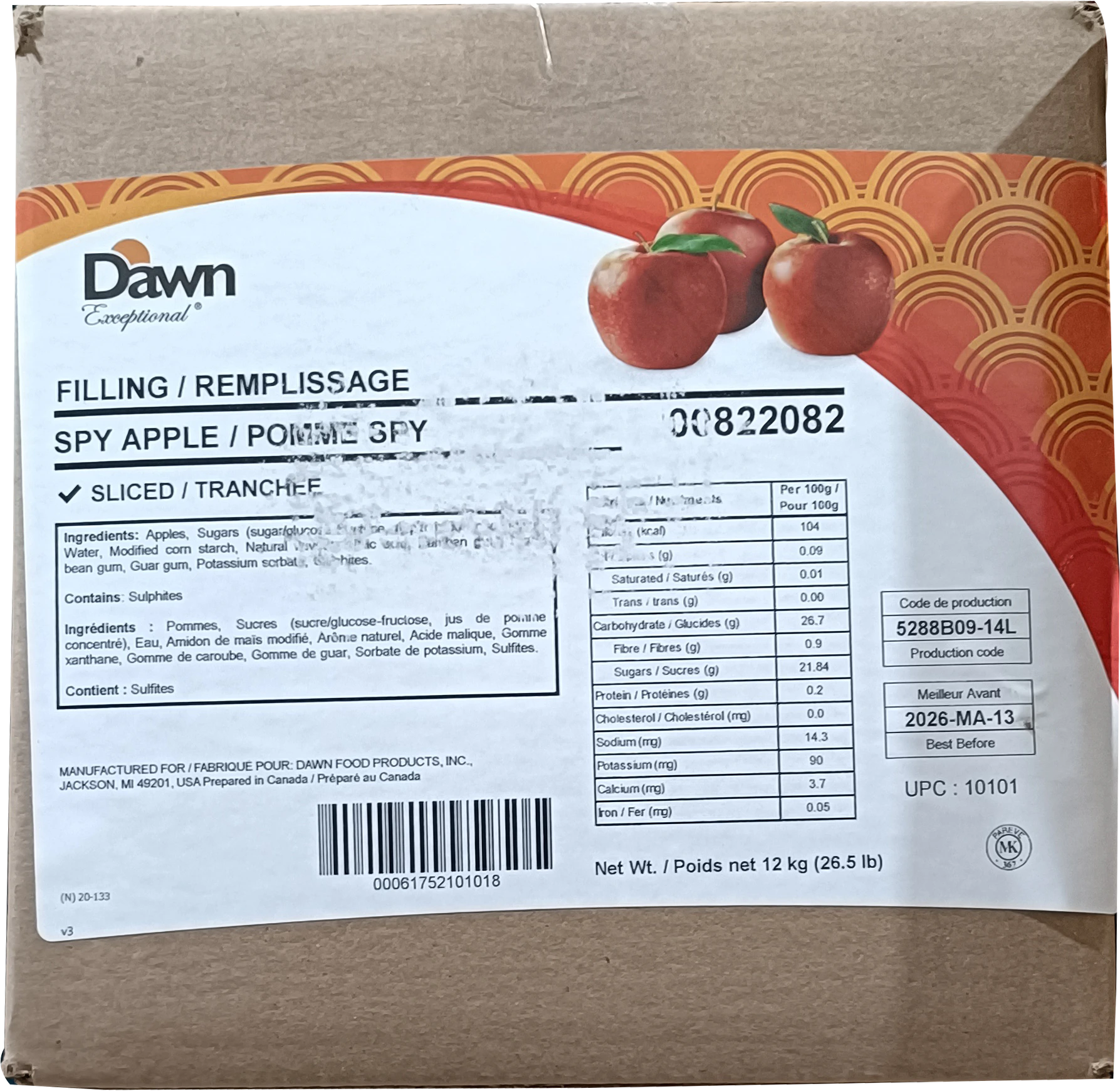 派餡料蘋果 12 kg