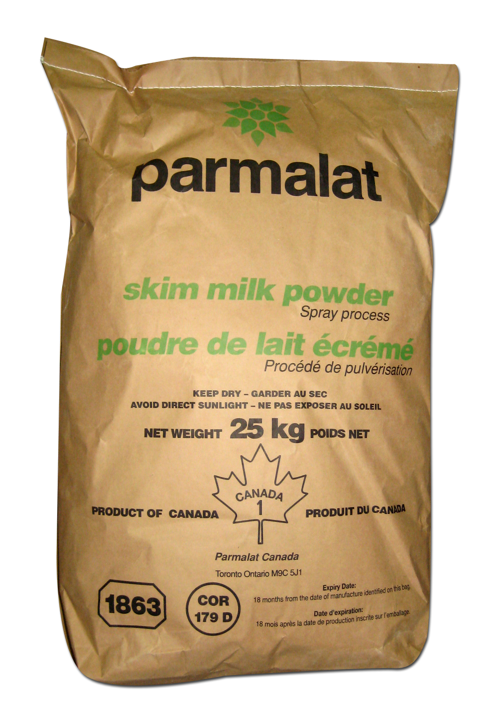 POUDRE DE LAIT ÉCRÉMÉ PARMALAT 25 kg