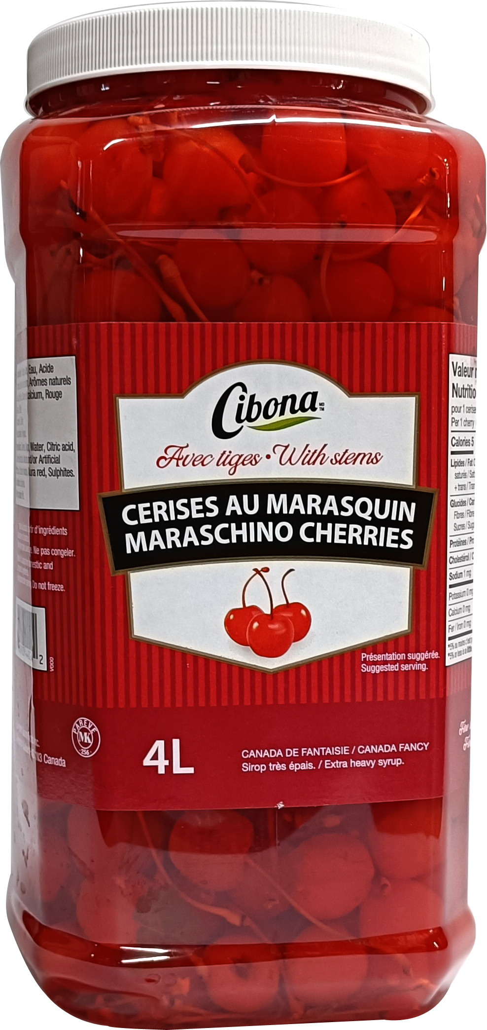 CERISES AU MARASQUIN  2/4 L