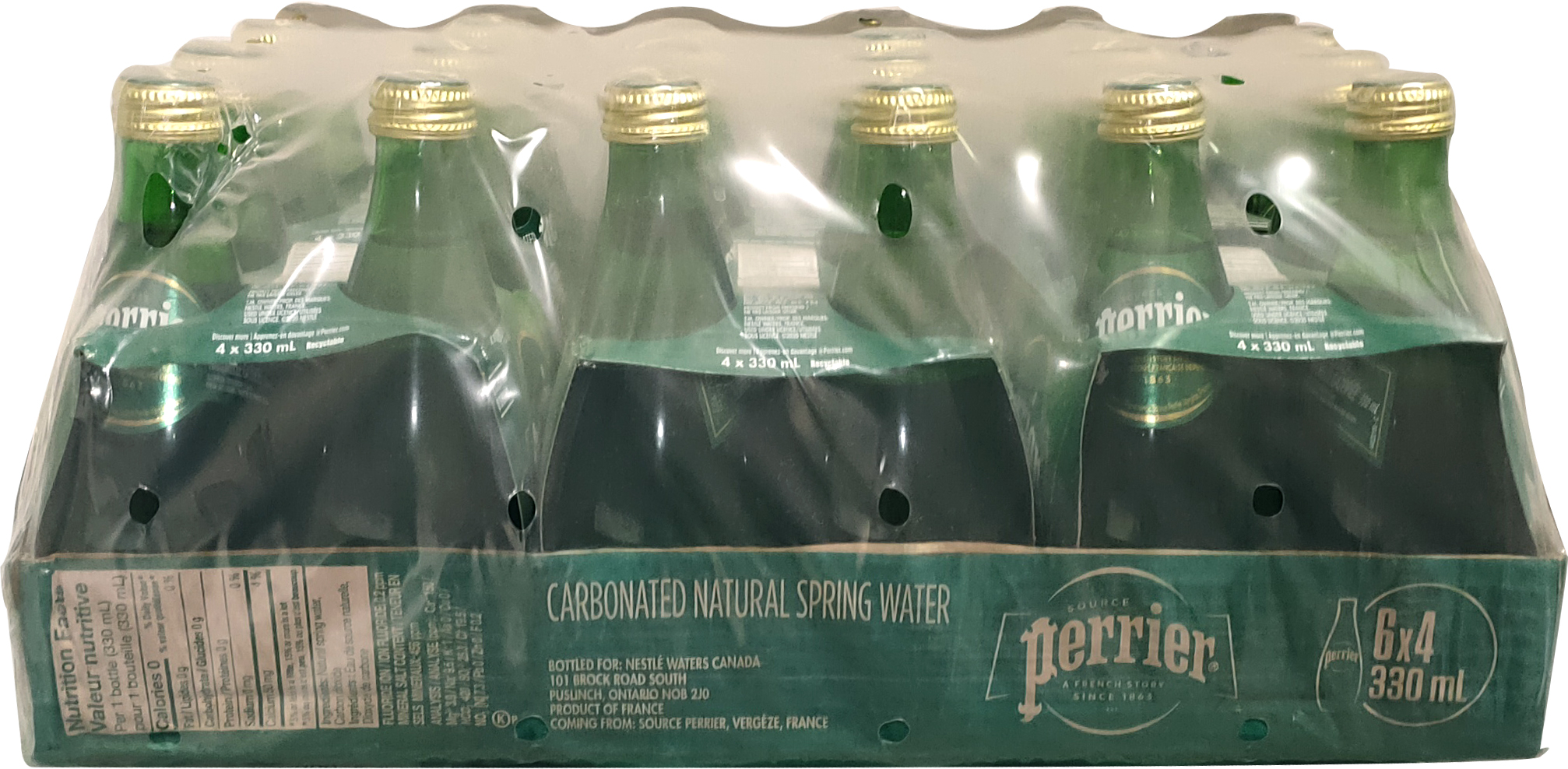 EAU PERRIER FORMAT MOYEN  24/330 ml