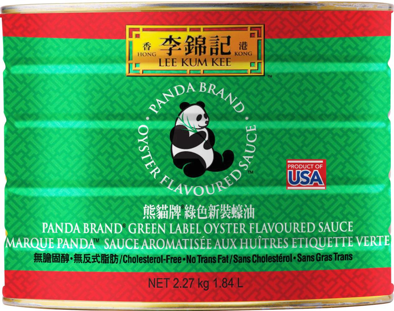 SAUCE AUX HUÎTRES PANDA (VERT) LEE KUM KEE 6/2.27 kg