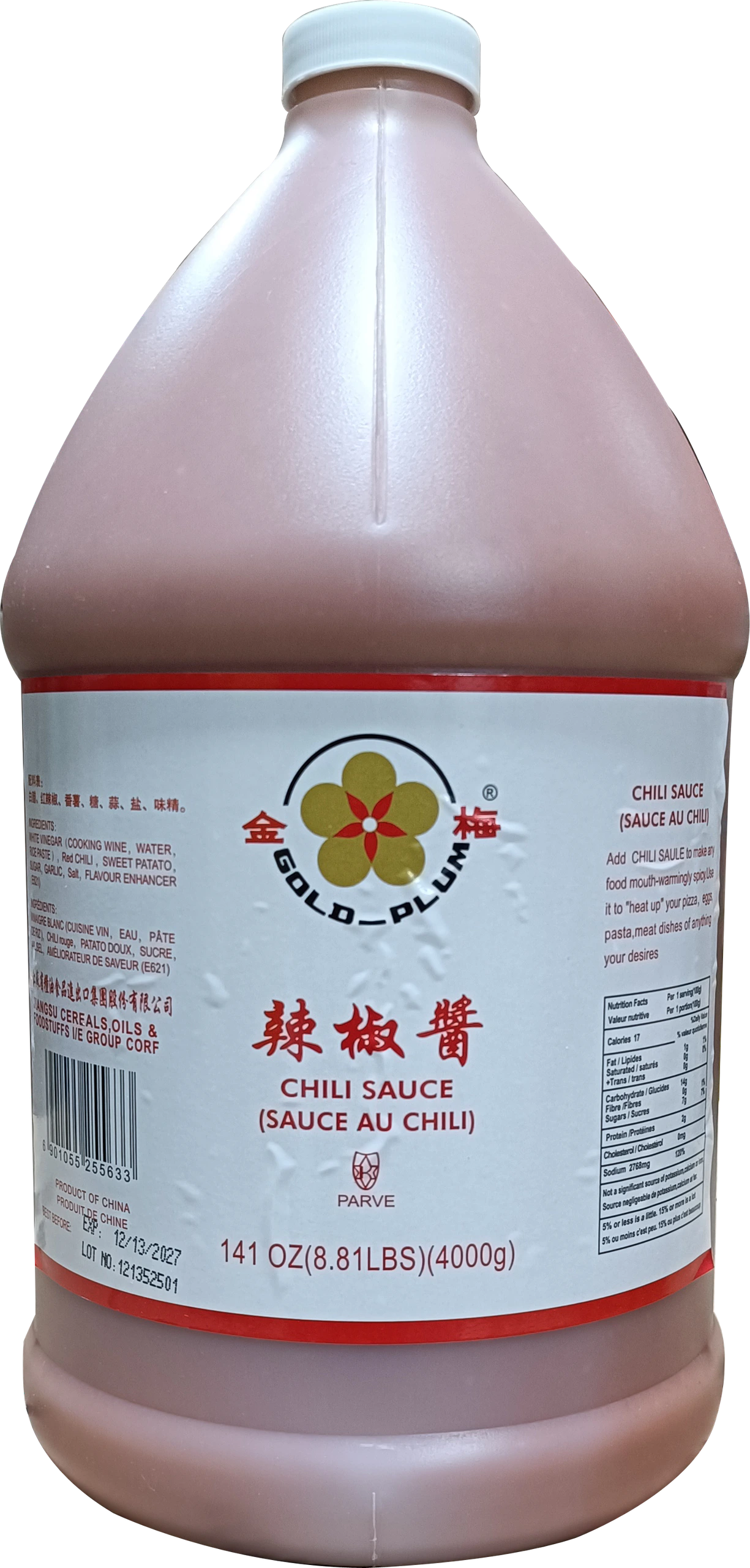 SAUCE CHILI GOLD PLUM 4/4000 g