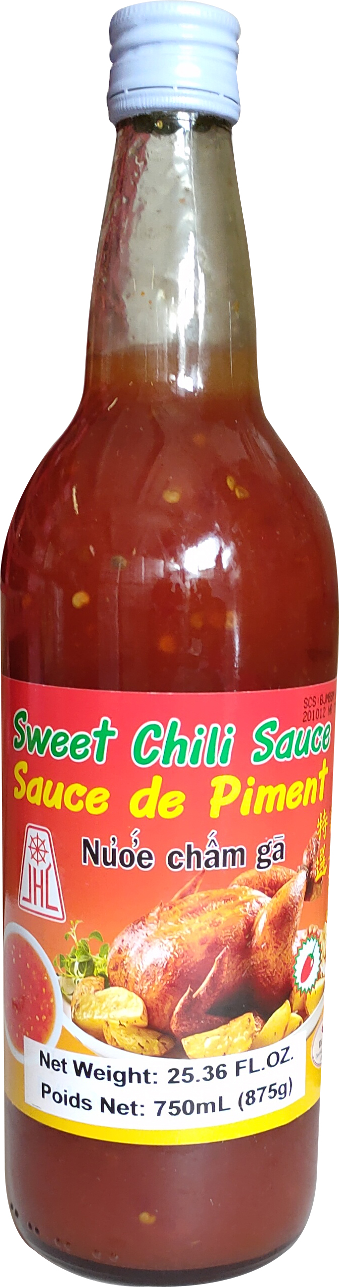 SAUCE DE PIMENT POUR POULET JHC 12/750 ml