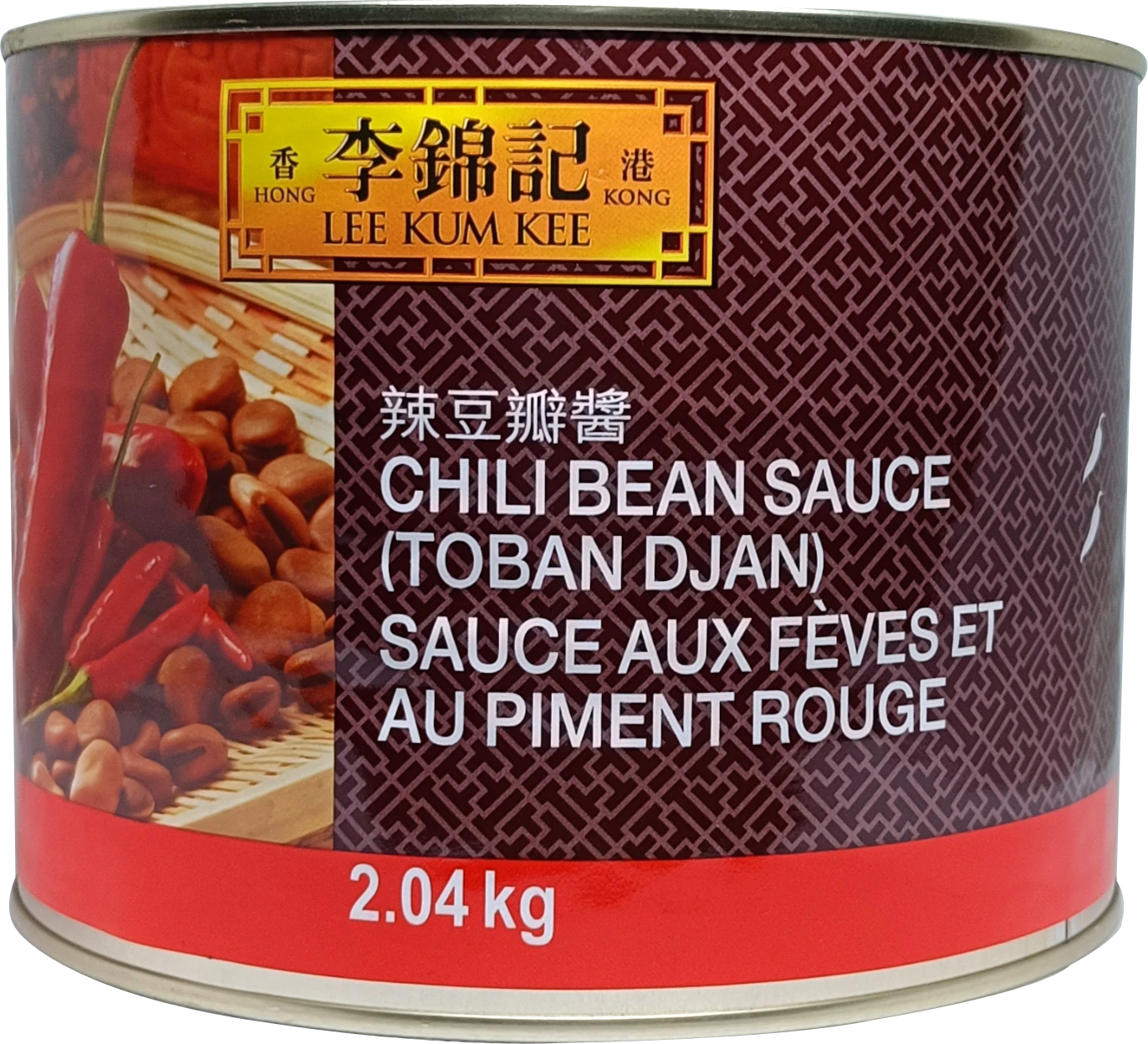 SAUCE AUX FÉVES ET AU PIMENT ROUGE LEE KUM KEE 6/2.04 kg