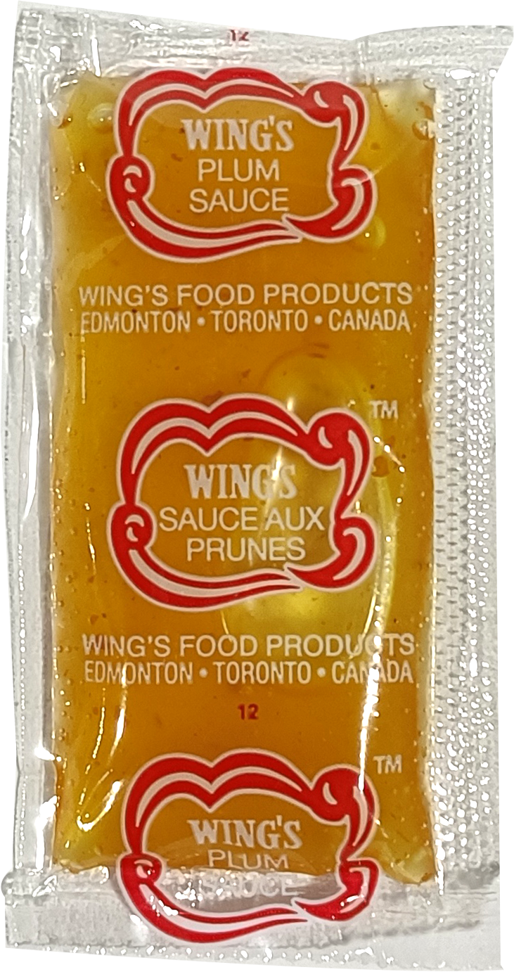SAUCE AUX PRUNES SACHETS INDIVIDUELS  WING'S 500/10 g