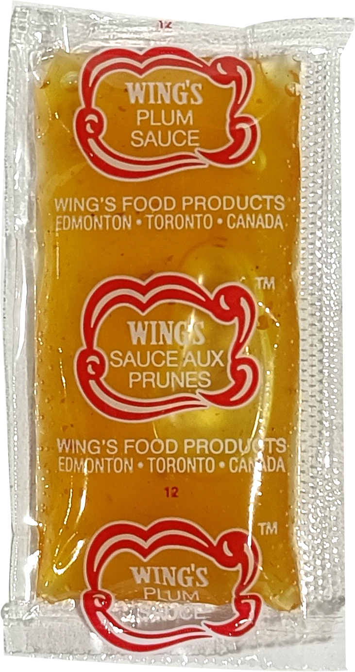 SAUCE AUX PRUNES SACHETS INDIVIDUELS  WING'S 500/10 g