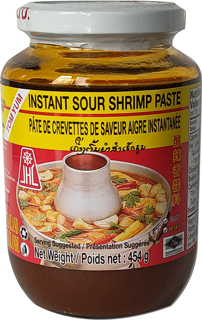 PÂTE DE CREVETTES  DE AIGRE (TOM YUM) JHC 24/454 g