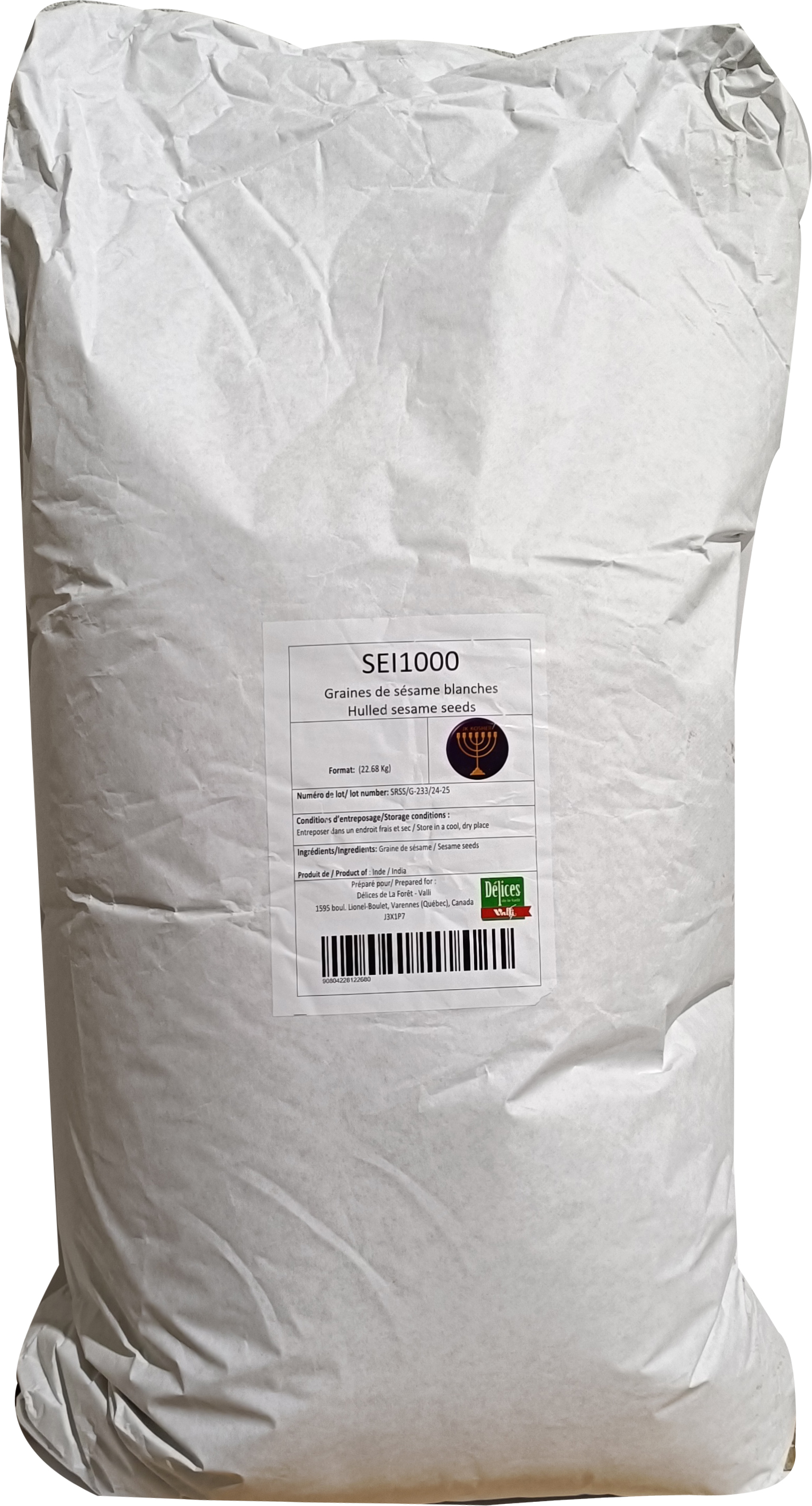 GRAINES DE SÉSAME BLANCHES 50 lb