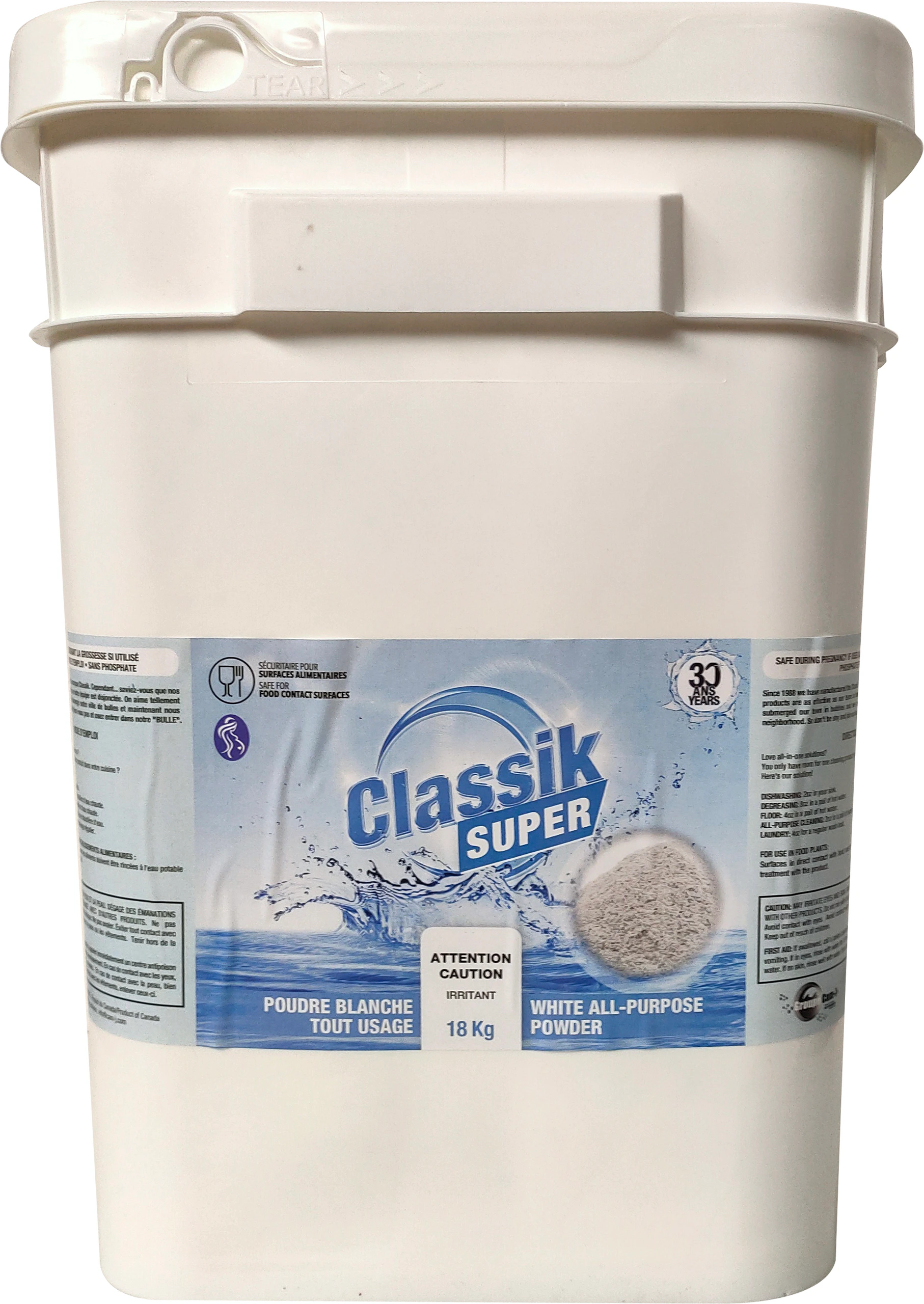 梘粉SUPER WHITE 18 kg