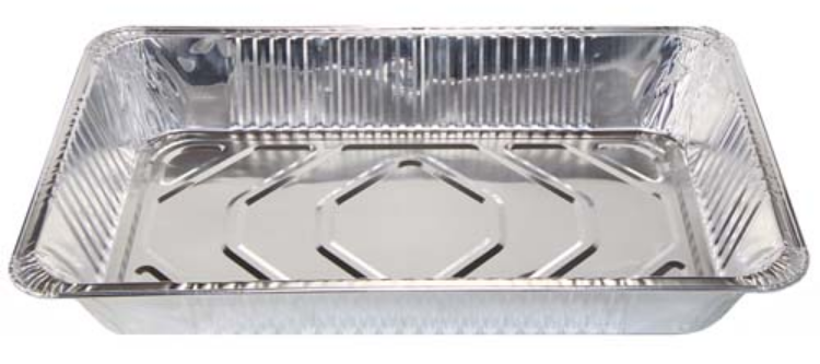 PLAT EN ALUMINIUM TRAITEUR 52X32X8 CM  50 pcs