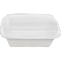 PLASTIC CONTAINER T28-28 OZ RECTANGLE 150 set