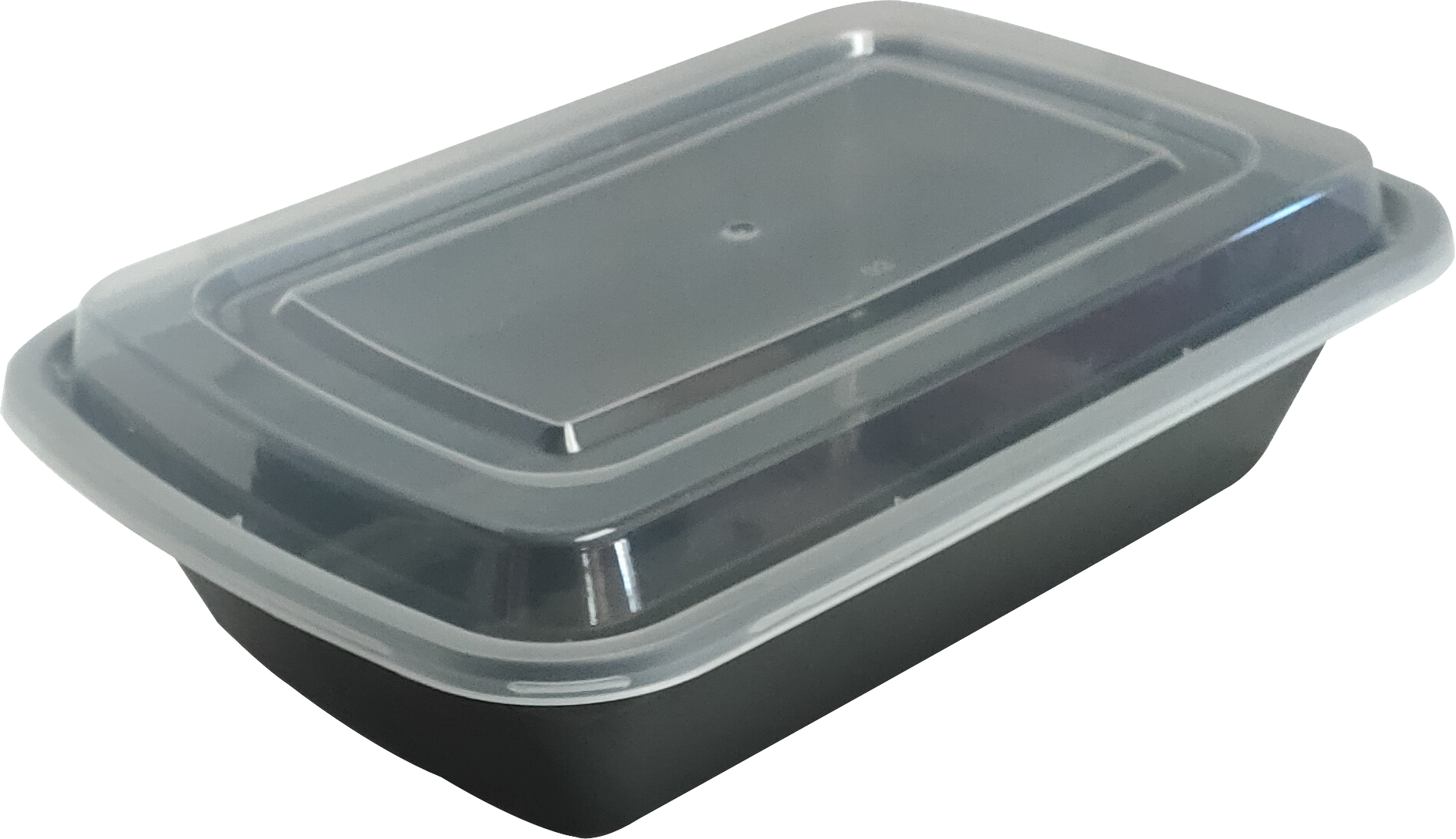 CONTENANT EN PLASTIQUE T38 – 38 OZ RECTANGULAIRE  150 ens