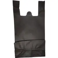 SAC EN TISSU S5 RÉUTILISABLE 12X7X22 " NOIR  500 pcs