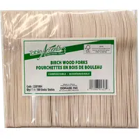 FOURCHETTES EN BOIS  10/100 pcs