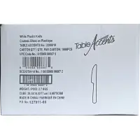 PLASTIC KNIVES   1000 pcs