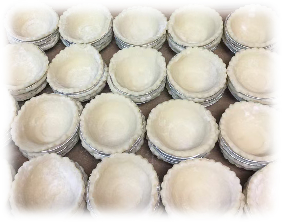 FONDS DE TARTELETTE GRANDS 3.5 " 64 pcs