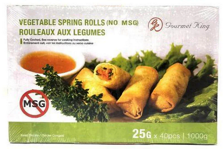 ROULEAUX AUX LÉGUMES 25 G G.K. 10/40 pcs